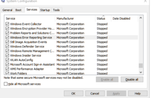 windows terminal services screen blinks